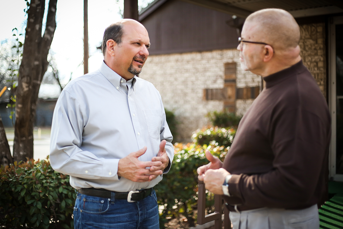 Randy with Pastor Butler